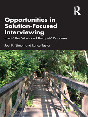 cover image of Opportunities in Solution-Focused Interviewing